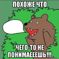 похоже что чего-то не понимаееешь!!!