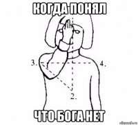 когда понял что бога нет