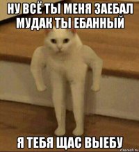 ну всё ты меня заебал мудак ты ебанный я тебя щас выебу