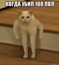 когда убил 100 лвл 