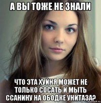 а вы тоже не знали что эта хуйня может не только сосать и мыть ссанину на ободке унитаза?