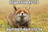 кеша тучка ну что фыр фыр фыр что-ли