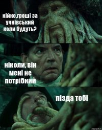 кійко,гроші за учнівський коли будуть? ніколи, він мені не потрібний пізда тобі