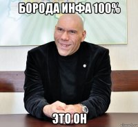 борода инфа 100% это он