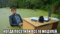  когда посетили все 10 модулей