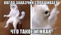 когда заказчик спрашивает что такое winrar