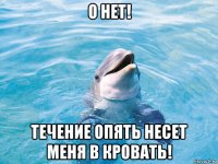 о нет! течение опять несет меня в кровать!