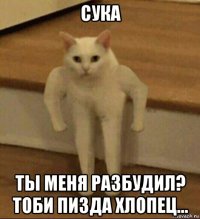 сука ты меня разбудил? тоби пизда хлопец...