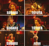 SUBARU TOYOTA SUBARU TOYOTA SUBARU FIT!!!