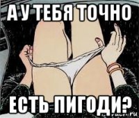 а у тебя точно есть пигоди?