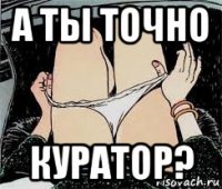 а ты точно куратор?