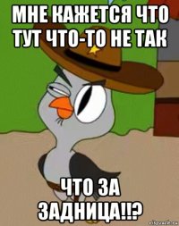 мне кажется что тут что-то не так что за задница!!?