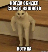 когда обидел своего няшного котика