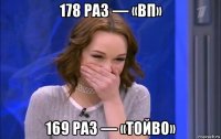 178 раз — «вп» 169 раз — «тойво»