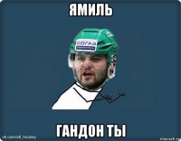 ямиль гандон ты