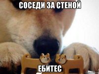 соседи за стеной ебитес