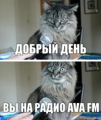 Добрый день вы на радио Ava FM