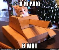 я играю в wot