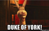  duke of york!