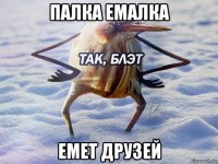 палка емалка емет друзей