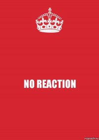 NO REACTION