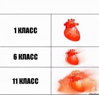 1 класс 6 класс 11 класс