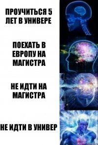 проучиться 5 лет в универе поехать в Европу на магистра не идти на магистра не идти в универ