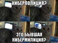 киберполиция? это бывшая кибермилиция?