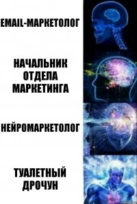 email-маркетолог начальник отдела маркетинга нейромаркетолог туалетный дрочун