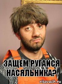 Защем ругаися насяльника?