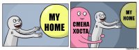 My home Смена хоста my home