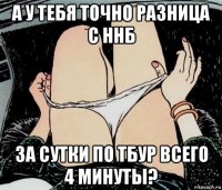 а у тебя точно разница с ннб за сутки по тбур всего 4 минуты?