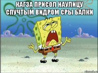 кагза присол наулицу спучтым видром сры балки 