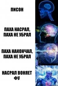 Писон Паха насрал, паха не убрал Паха накончал, паха не убрал насрал воняет фу