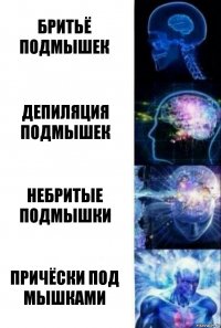 Бритьё подмышек Депиляция подмышек Небритые подмышки Причёски под мышками