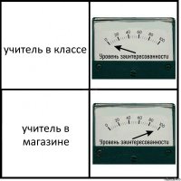 учитель в классе учитель в магазине