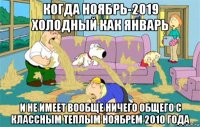 когда ноябрь-2019 холодный как январь и не имеет вообще ничего общего с классным теплым ноябрем 2010 года