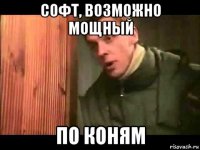 софт, возможно мощный по коням