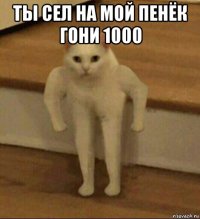 ты сел на мой пенёк гони 1000 