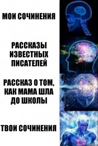 Мои сочинения Рассказы известных писателей Рассказ о том, как мама шла до школы Твои сочинения