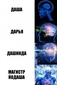 Даша дарья дашинда магистр йодаша