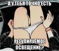 а у тебя точно есть регулируемое освещение?