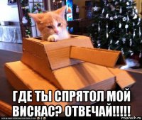  где ты спрятол мой вискас? отвечай!!!!!