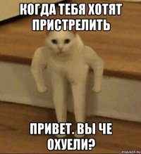 когда тебя хотят пристрелить привет. вы че охуели?