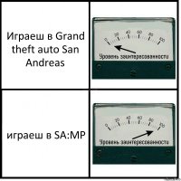 Играеш в Grand theft auto San Andreas играеш в SA:MP