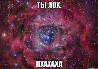 ты лох. пхахаха