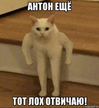 aнтон ещё тот лох отвичаю!