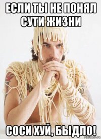 если ты не понял сути жизни соси хуй, быдло!