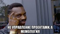  не управление проектами, а мемология