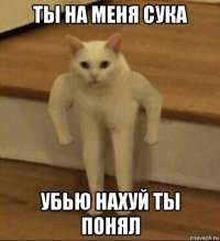 ты на меня сука убью нахуй ты понял